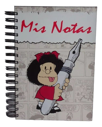 Zona de Regalos Anotador Cuaderno Libreta A5 Tapa Dura Mafalda 0