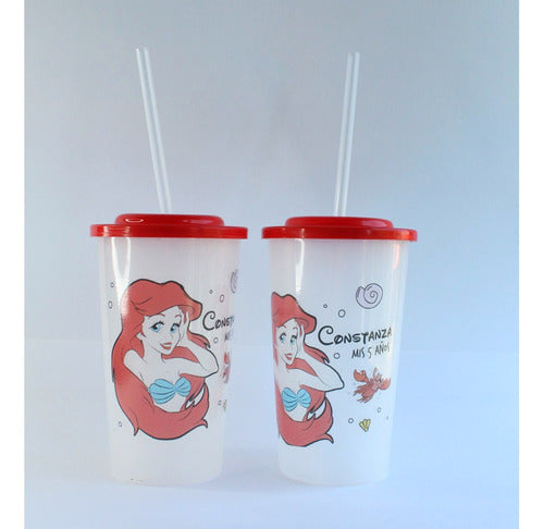 10 Personalized Transparent Souvenir Cups with Name 15