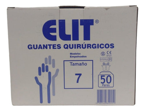 Elit Sterile Surgical Gloves X 10 Units 0