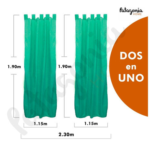 Ambience Curtain 2.30 Wide X 1.90 Long Microfiber 145