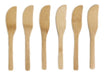 100% Diseño Set of 6 Bamboo Spreaders Ideal for Picadas and Breakfast 0