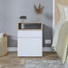 Modern Functional Bedside Table with Drawer and Door by Ciudad Muebles 9