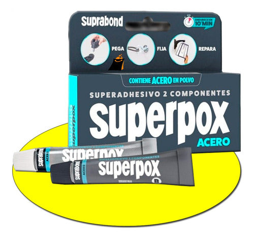 Suprabond Epoxy Glue Superpox Steel 0