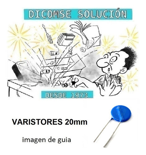 Varistor 20 mm - Values Consult Varistors 0