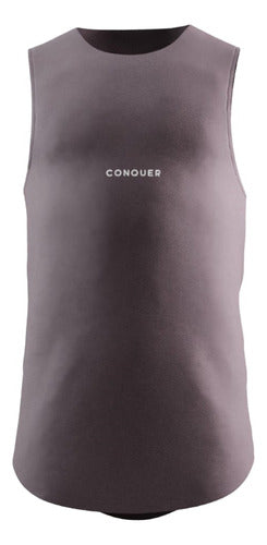Conquer Gym Muscle Fitness Sweatshirt Tank Top for Men 1