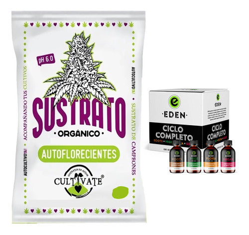 Cultivate Autoflowering Substrate 80Lts Eden Complete Cycle 0