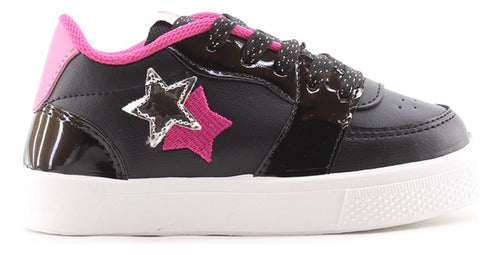 Tridy Urban Sneakers 9253 for Girls - Comfortable Stars 0