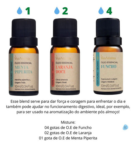 Blend Força E Coragem - Óleos Essenciais Via Aroma 1