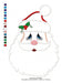 Christmas Santa Claus Face Embroidery Machine Design 1840 2