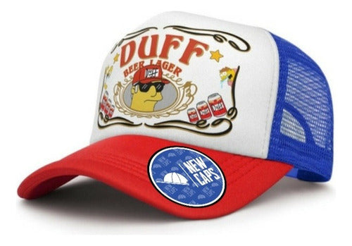 Newcaps Trucker Cap Duff Simpsons Retro Beer #duffcerveza 0