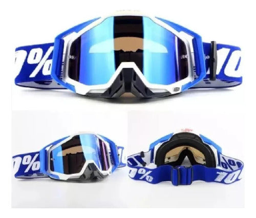 MTL Gafas Antiparras Espejadas 100% Para Motocross, MTB Y Nieve 4