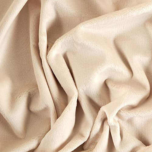 Shannon Minky Solid Cuddle 3 Beige, Telas Cortadas A Medida 3