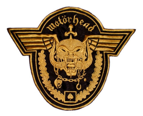 Parche Motorhead Hammered Rock Heavy Metal Bordado Grande 0