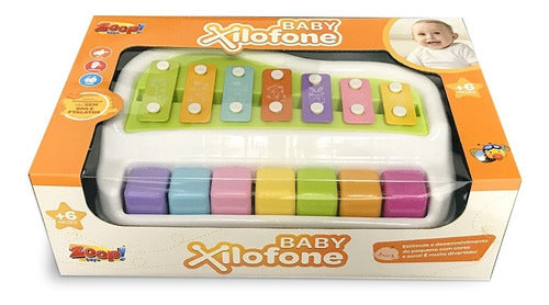 Brinquedo Musical Xilofone/ Teclado Partitura Baby Pianinho 0