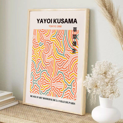 EMOTY Wall Deco Yayoi Kusama Decorative Frame 50x70cm 0