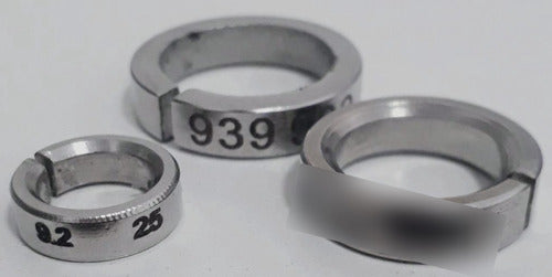 Fenix Open-Back Stainless Steel Rings for Bird Marking 1