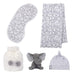 Lambs & Ivy Soft Luxury Gift Bag for Babies – 5 Piece Set in Gray 1