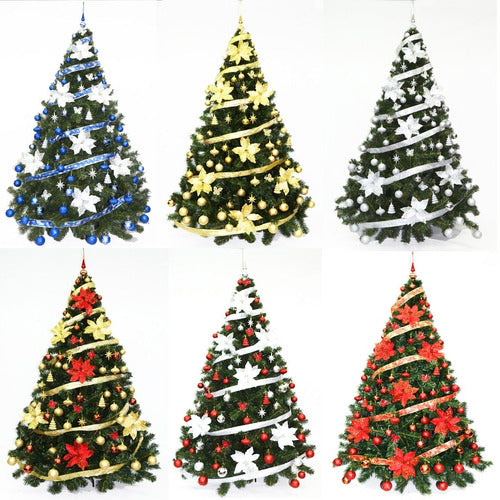 Premium Christmas Tree 2.30m Kit Red-Silver Blackfriday 2