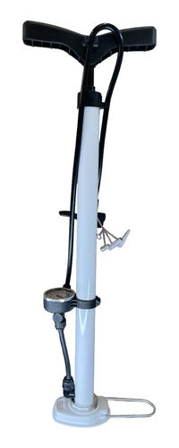 Buster Aluminum Foot Pump With Barometer GZ-19311 1