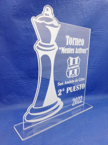 Trofeos De Acrilico,premios,plaquetas X10 10x15 5mm + Caja 2