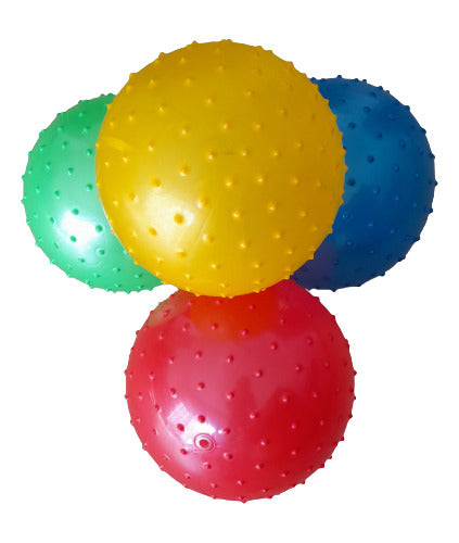 Pelota Inflable Con Pinches 20cm Ideal Gimnasia Y Masajes! 0