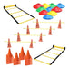 Soccer Training Kit with Cones, Ladder, and Hurdles - 86 Pieces 0