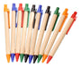 25 Eco-Friendly Retractable Pens with Laser Engraved Logo 0