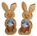 Set of 4 Bunny Egg Holder Kinder / Pencil Holder. Easter Gift 0