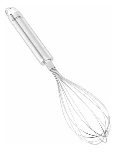 Leifheit Stainless Steel Whisk 32 cm - Ideal for Baking 0