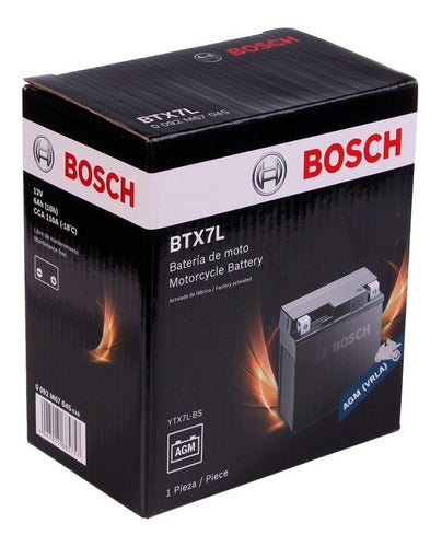 Bosch BTX7L Battery for Honda NX4 400 Falcon 0