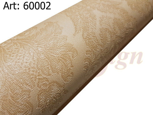 Muresco Vinyl Wallpaper Cynthia Damask Beige 60002 1