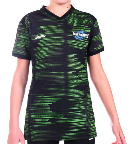 Imago Camiseta Rugby Niños Hurricanes Talle 8 10 12 14 0