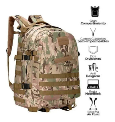 Alpine Skate Tactical Urban Sports Molle Backpack 7