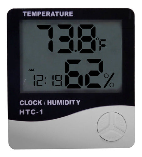 TodoMicro Hygrometer Alarm Clock Thermometer Indoor Humidity Meter 1