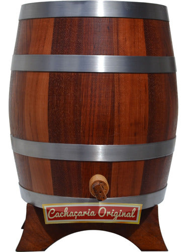 Barril Corote Envelhecer Cachaça Jataíba Vertical 6l Madeira 0