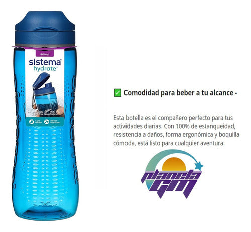 Sistema Botella Hidratación Deportiva Sistema Hydrate Tritan Active 4