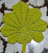 Moni Crochet Individual Crochet Leaf Placemat X 2 Pcs 30 X 30 Cm 1