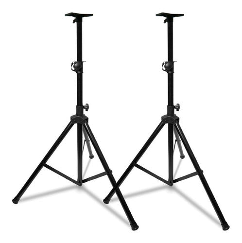 SMS Adjustable Speaker Tripod Pair with Hat 0