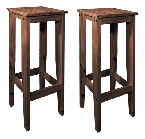 Sajo Nordic Pine Stool and Bench Combo 75 cm 0