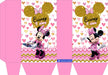 Diseño Kit de Cumpleaños Minnie Dorada Kit Impreso Personalizado P/15 Niños 1