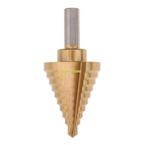 Titanium Coated Step Drill Bit Tool - Tri 5