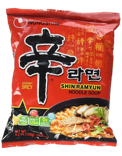 Ramen Shin Ramyun Noodle 120gr Importado Corea Sopa 0