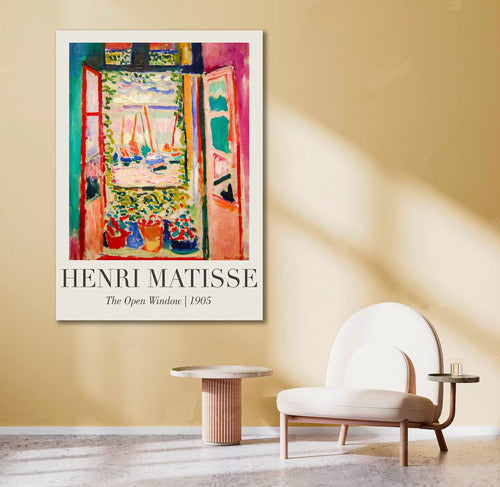 Decorative Artwork: The Open Window Henri Matisse 85x60 0