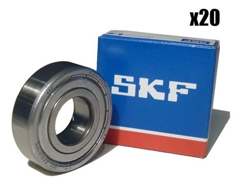 SKF 6000 ZZ C3 10mmx26mmx8mm Ball Bearing (Pack of 20) 1
