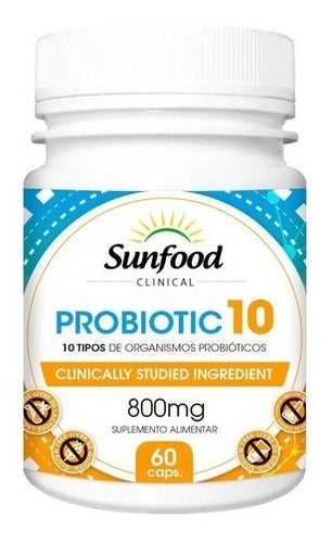 Sunfood Probiotics Lactobacillus - 60 Caps 0