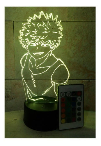 STELLAYCLAUDIO 3D Bakugou Anime LED Lamp with Remote Control 5