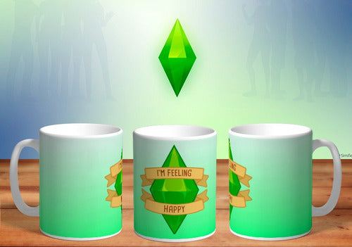 La Cueva del Otáku Taza Juego Sims Humor En Plástico Sublimada 2