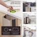 Everets.uy Hanging Trash Bin for Kitchen Waste - Foldable 6