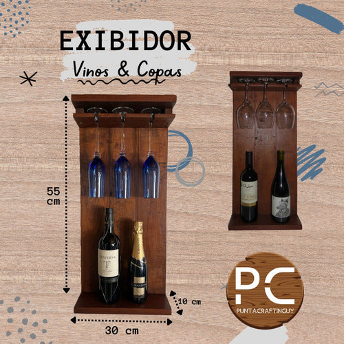 Exibidor De Vinos Y Copas 3