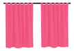 Kitchen Microfiber Short Curtain Set of 2 Panels 1.20x1.20m Each 9